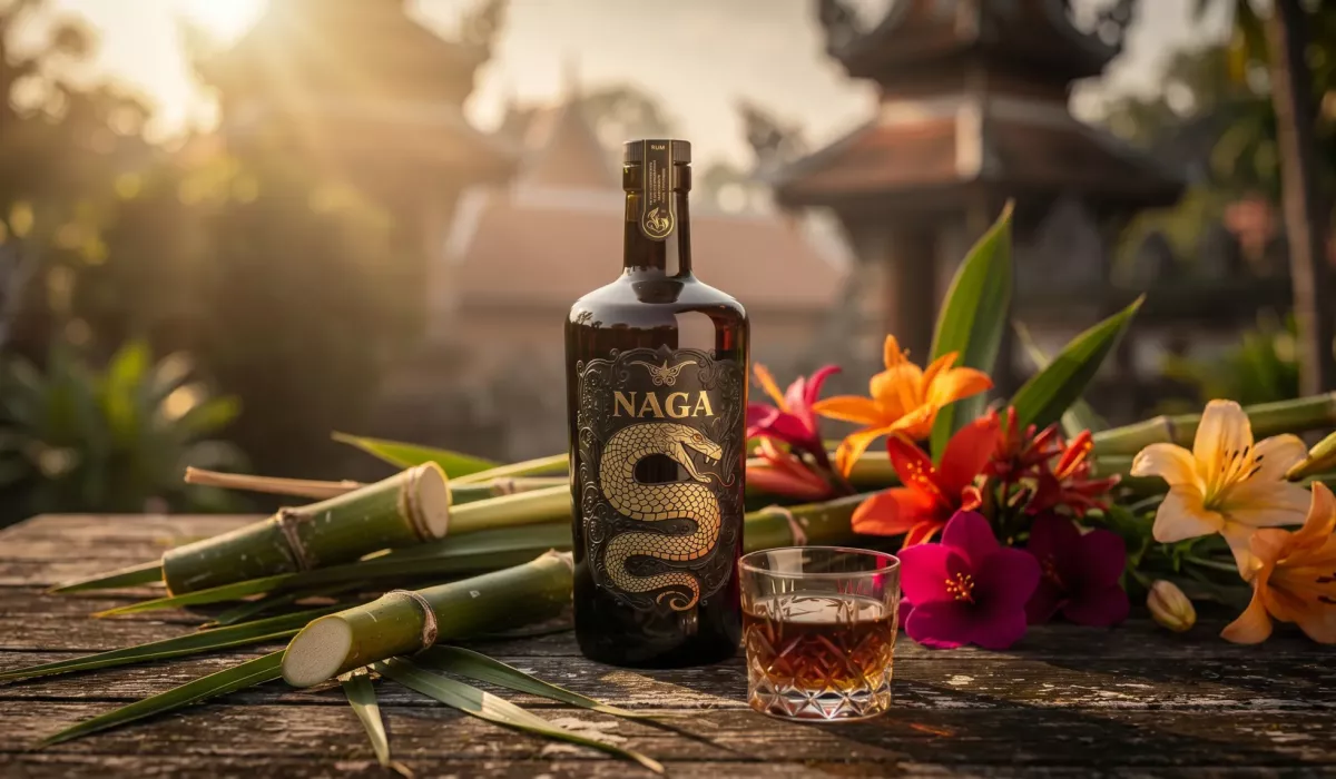 Ром Naga: азиатский характер, французская идея и змей на этикетке