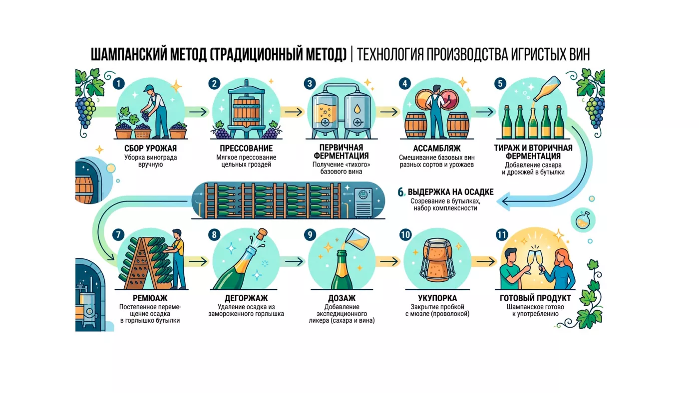 Технология Méthode Champenoise