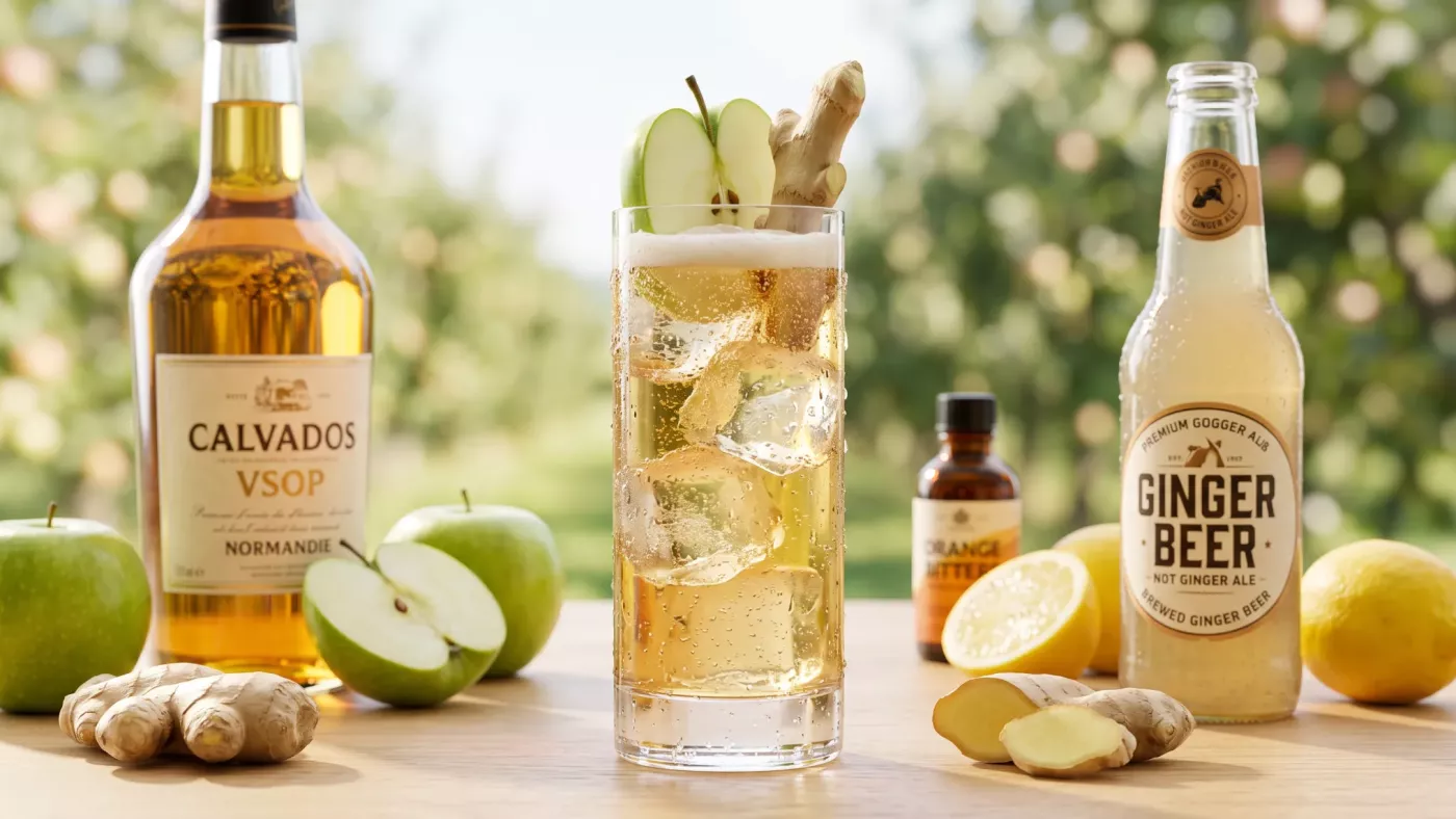 Коктейль Calvados & Ginger
