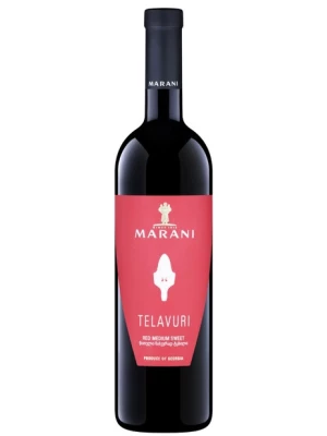 Вино Марани, Телавури Красное полусладкое 0.75 л