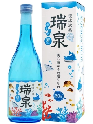 Саке Zuisen Blue Awamori, gift box 0.72 л