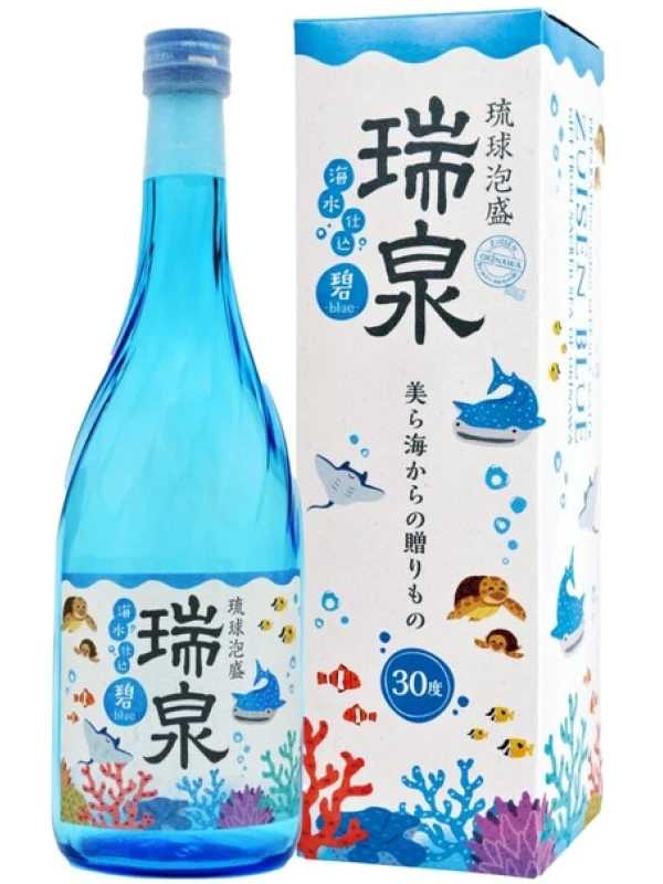 Zuisen Blue Awamori, gift box