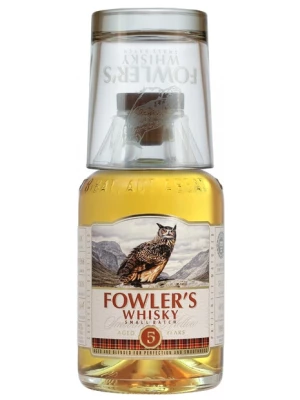 Виски Fowler's Grain, with glass 0.7 л