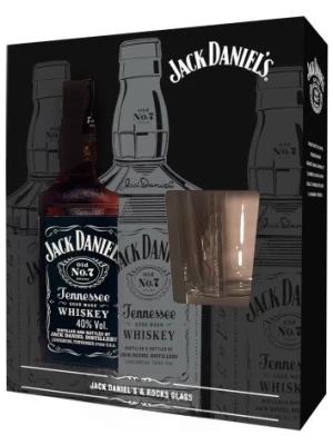 Виски Jack Daniel's, gift box with 1 glass 0.7 л