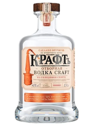 Водка КРаФТъ Отборная 0.7 л