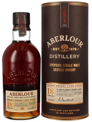 Виски Aberlour 18 Years Old Double Sherry Cask Finish, in tube 0.7 л