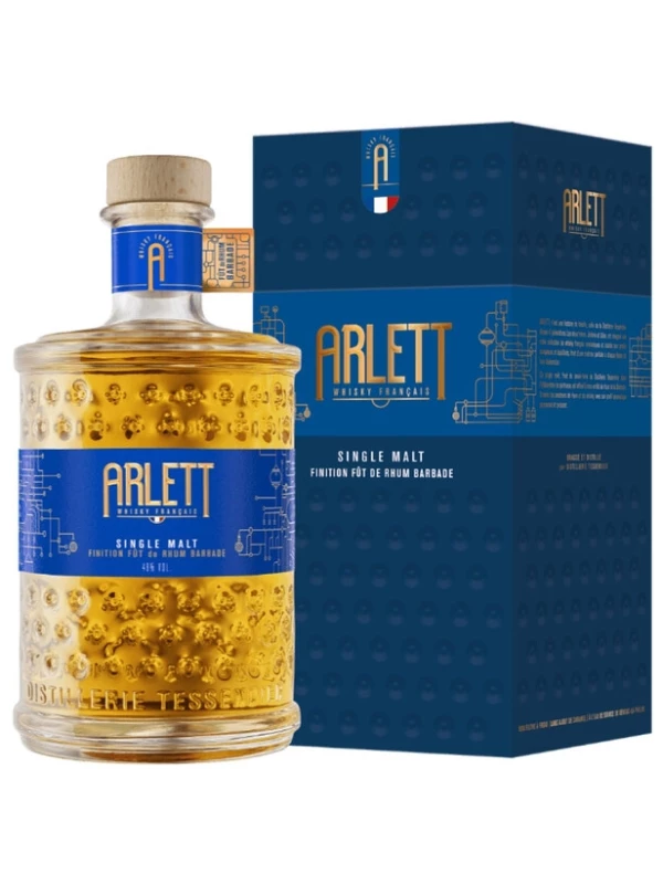 Arlett Single Malt Finition Fut de Rhum Barbade, gift box