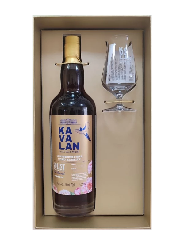 Kavalan, Solist Vinho Barrique (56,3%), gift box with glass