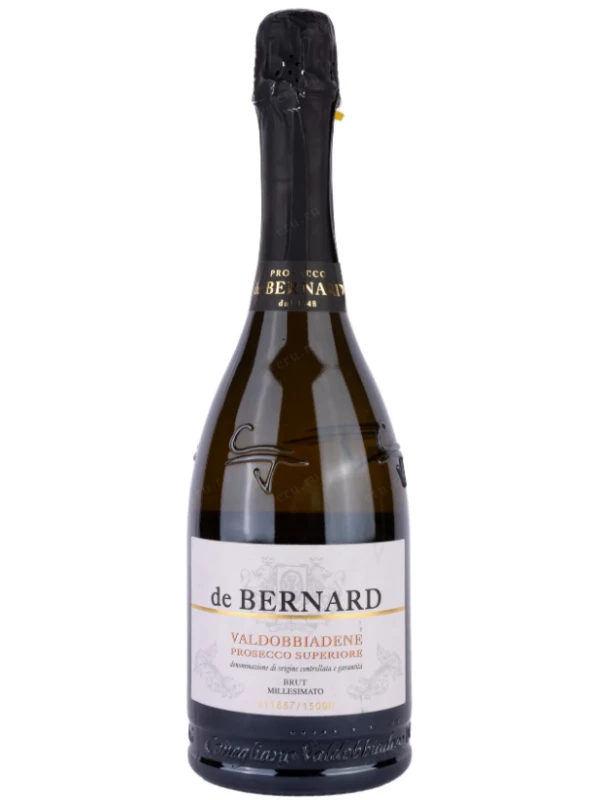 De Bernard Valdobbiadene Prosecco Superiore Brut Millesimato