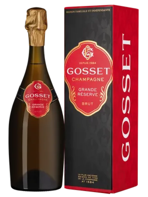 Gosset, Brut Grande Reserve, gift box