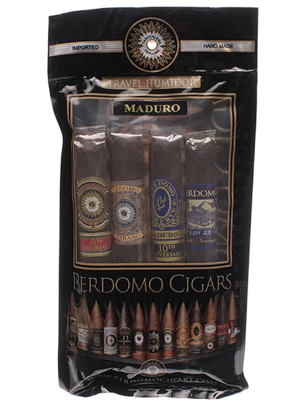 Perdomo Humidified Travel Bags Epicure Maduro