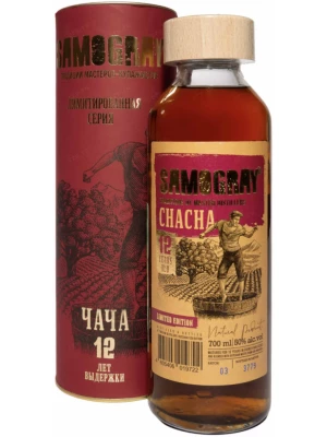 Водка Samogray Chacha 12 Years Old, in tube 0.7 л