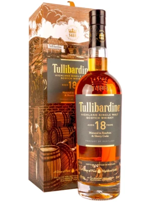 Виски Tullibardine 18 Years Old, gift box 0.7 л