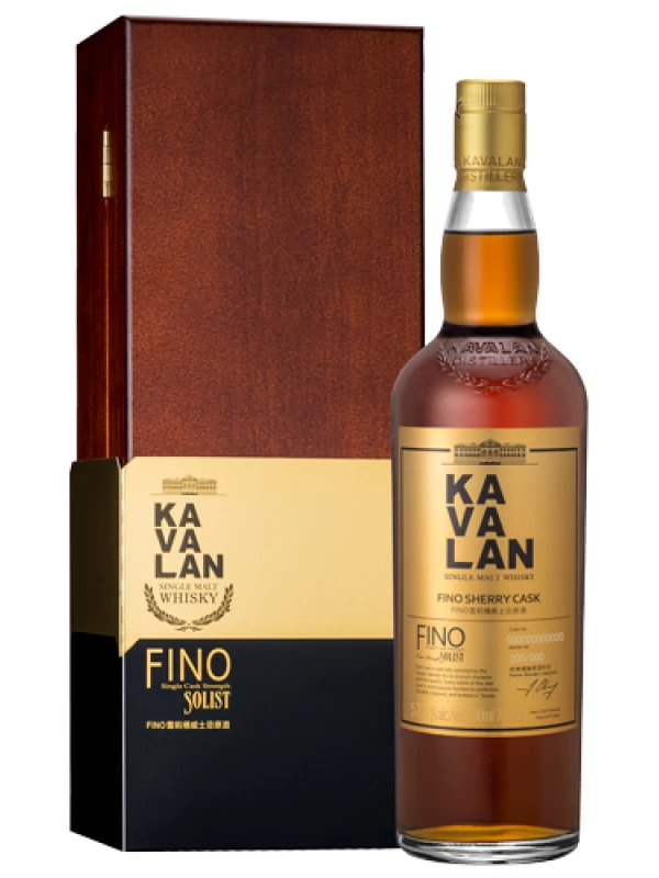 Kavalan, Solist Fino Sherry Cask (57,1%), wooden box