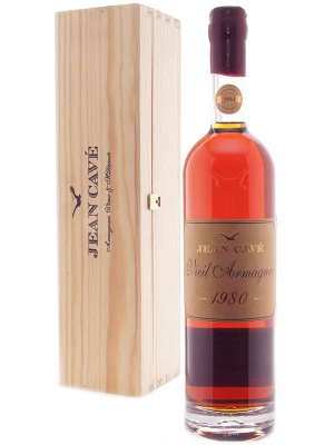 Арманьяк Jean Cave, Vieil Armagnac AOC, wooden box 1980 0.7 л