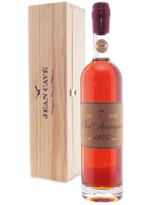 Арманьяк Jean Cave, Vieil Armagnac AOC, wooden box 1975 0.7 л