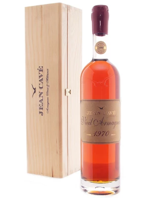 Арманьяк Jean Cave, Vieil Armagnac AOC, wooden box 1970 0.7 л