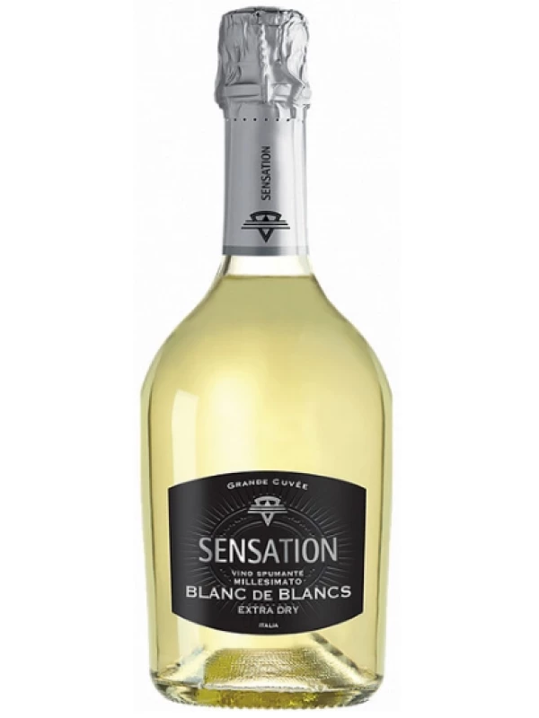 Sensation Blanc de Blanc, gift box with 2 glasses