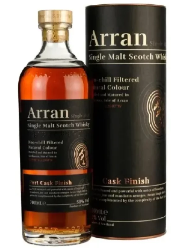 Arran Port Cask Finish, in tube