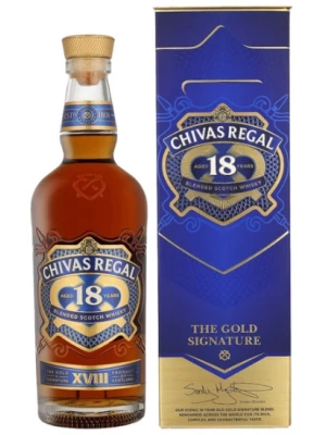 Виски Chivas Regal 18 years old, with box 0.7 л