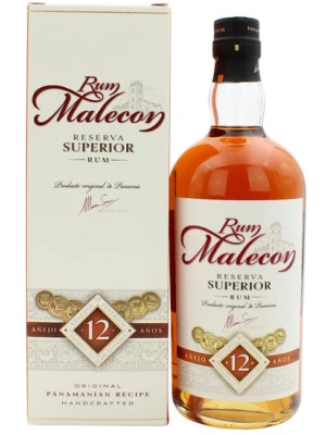 Ром Malecon Reserva Superior Anejo 12 Anos, gift box 0.7 л