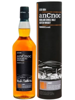 Виски An Cnoc Peated 10 Years Old, in tube 0.7 л