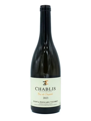 Вино Domaine Eleni & Edouard Vocoret, Chablis Le Bas de Chapelot 2023, 0.75 л