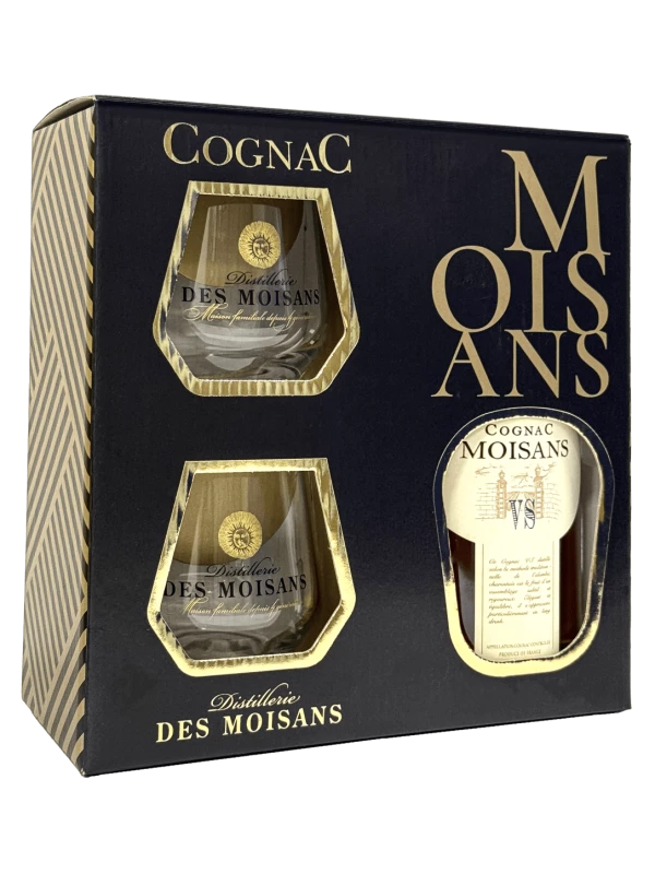 Moisans VS, gift set with 2 glasses