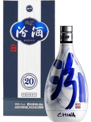 Водка Fenjiu Qinghua 20 (42°), gift box 0.5 л