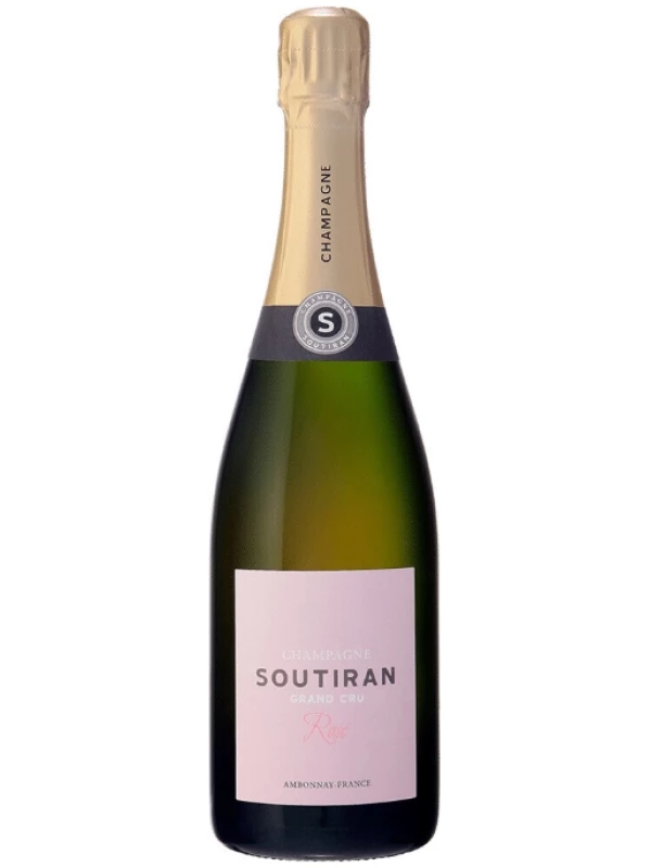 Soutiran, Grand Cru Brut Rose, Champagne AOC, gift box