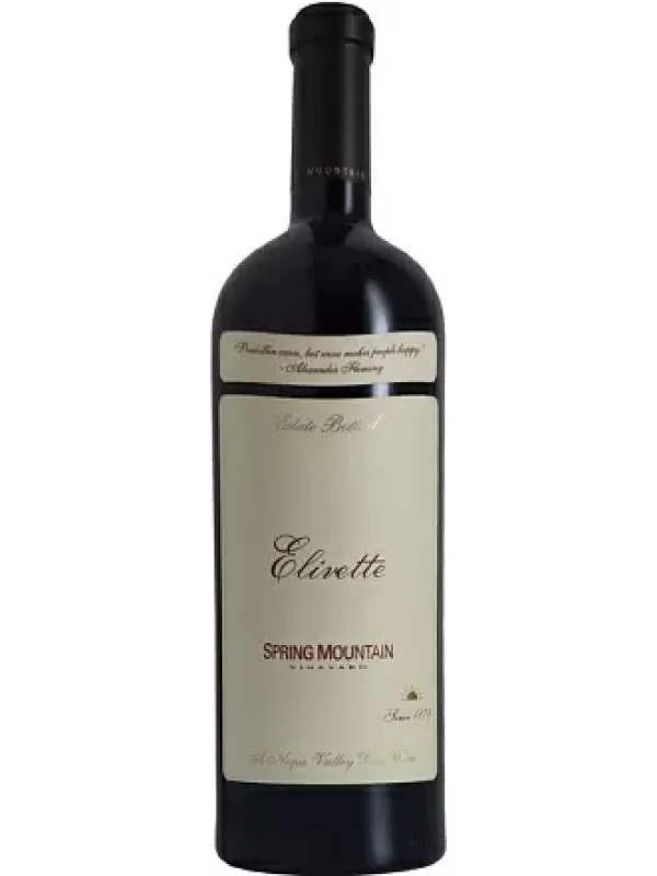 Spring Mountain Vineyard, Elivette, Napa Valley