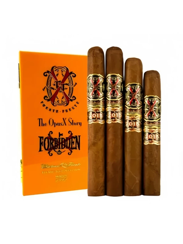 Arturo Fuente FFOX Fuente Fuente Opus X Story 4 Set Cigars Yellow
