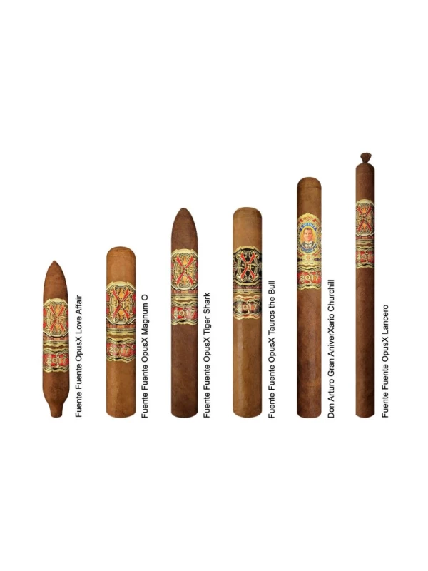 Набор сигар Arturo Fuente FFOX Fuente Fuente Opus X 6 Set Cigars Macassar Ebony
