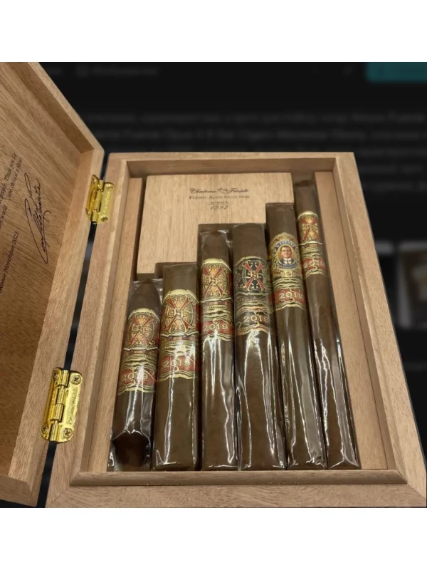 Набор сигар Arturo Fuente FFOX Fuente Fuente Opus X 6 Set Cigars Macassar Ebony