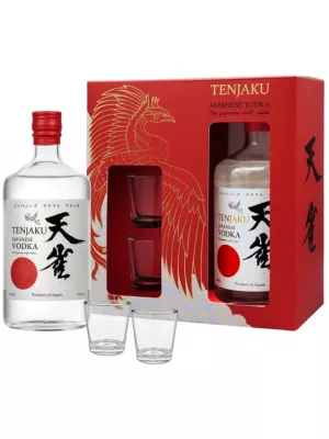Водка Tenjaku, gift box with 2 glasses 0.7 л