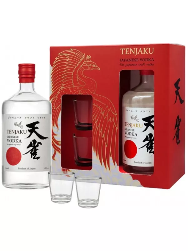 Tenjaku, gift box with 2 glasses
