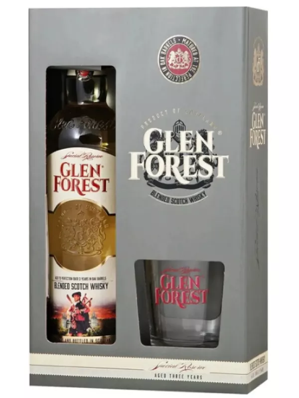 Glen Forest Blended, gift box with glass