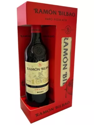 Вино Bodegas Ramon Bilbao, Crianza, Rioja DOC, gift box with bag 2020, 0.75 л