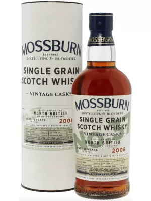 Виски Mossburn North British 15 Years Old Vintage Casks, in tube 2008 0.7 л