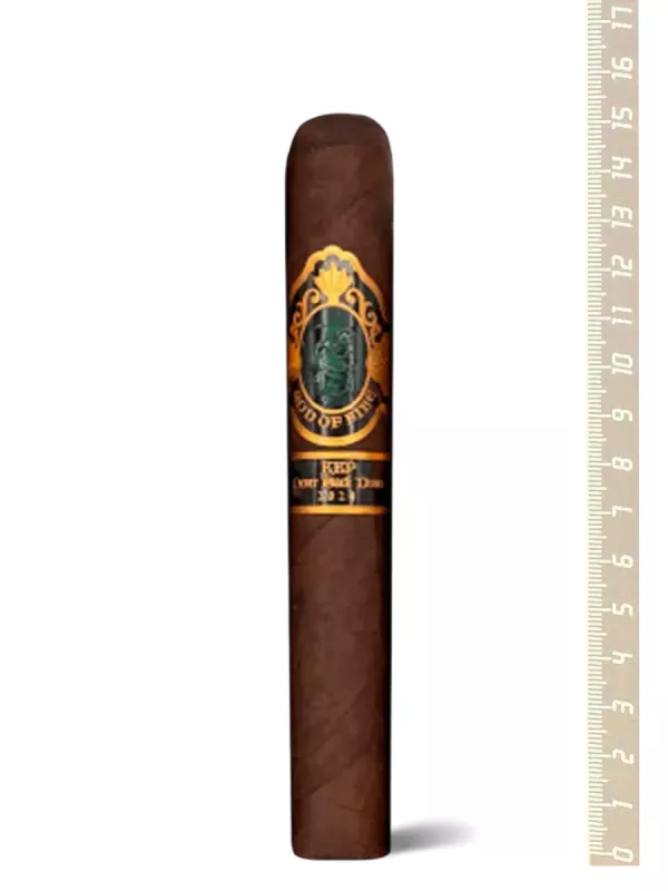 Arturo Fuente God of Fire KKP Never Back Down Gran Toro 56 in Black