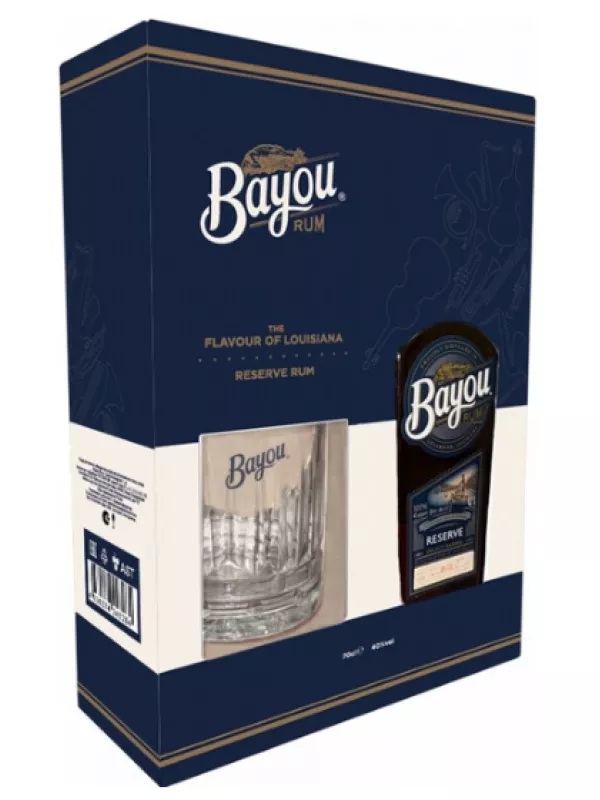 Bayou Reserve, gift box with glass