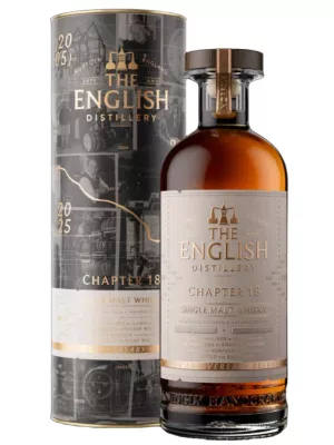 Виски English Chapter 18 Years Old Anniversary Release, gift tube 0.7 л