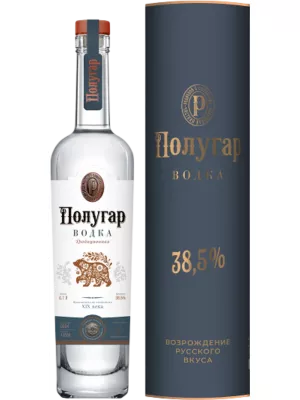 Водка Polugar Traditional, in tube 0.7 л