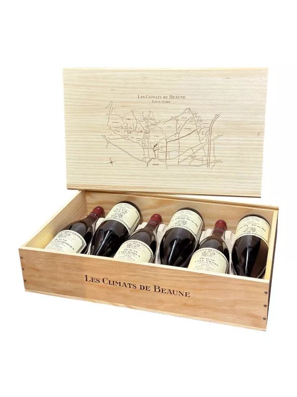 Louis Jadot, gift set Beaune Premier Cru Climats of 6 bottles