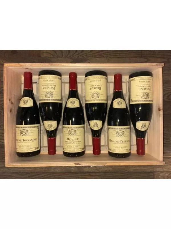 Louis Jadot, gift set Beaune Premier Cru Climats of 6 bottles