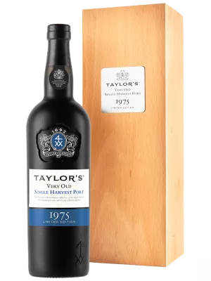 Портвейн Taylor's, Very Old Single Harvest Port, wooden box 1975 0.75 л