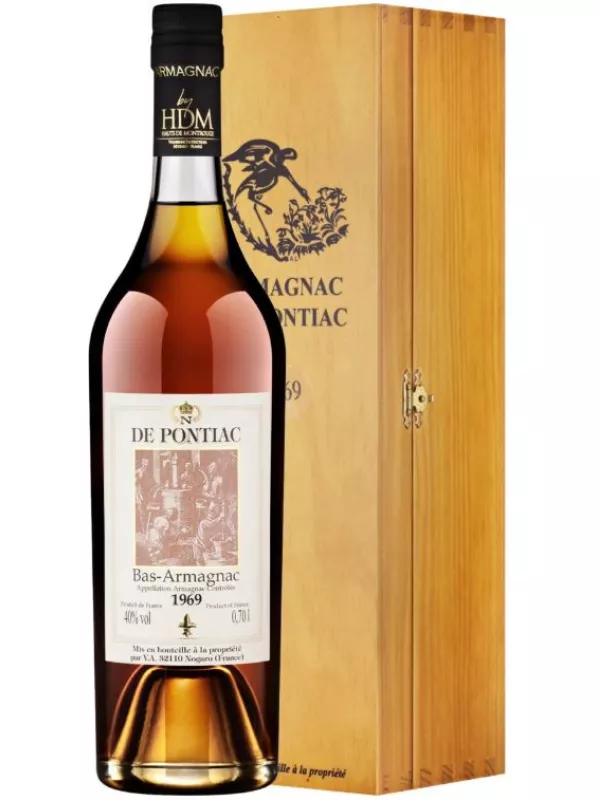 De Pontiac Vintage, Bas-Armagnac AOC, wooden box