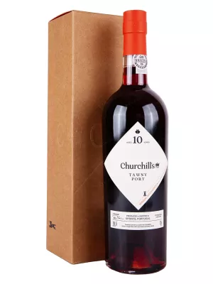 Портвейн Churchill's, Tawny Port 10 Years Old, gift box 0.75 л
