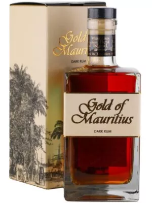 Ром Gold of Mauritius Dark, gift box 0.7 л