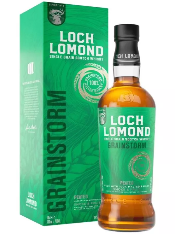 Loch Lomond Single Grain Peated, gift box